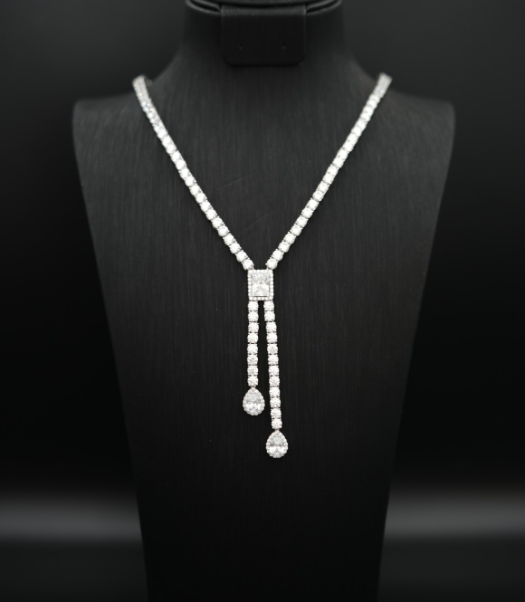 Dây chuyền Vàng Trắng 610 