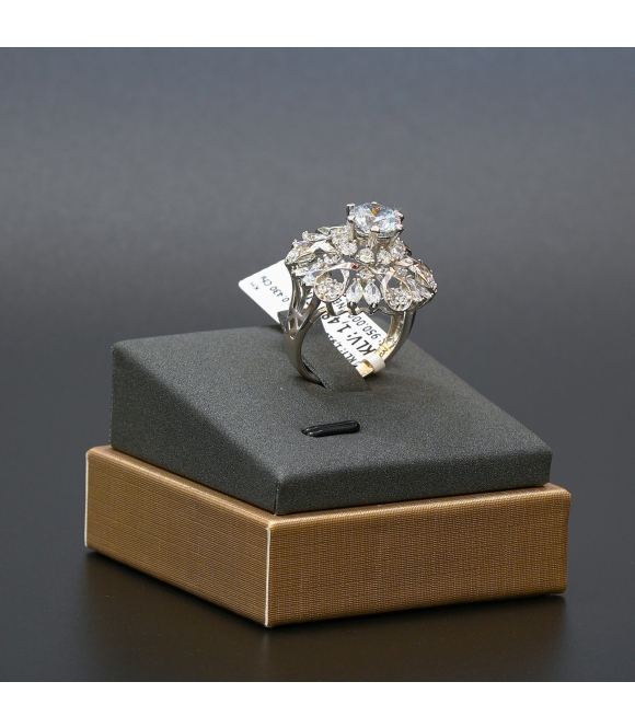 Nhẫn Vàng Trắng 610 NVT4