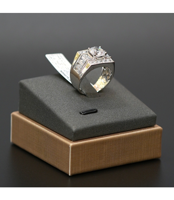 Nhẫn Vàng Trắng 610 NVT9