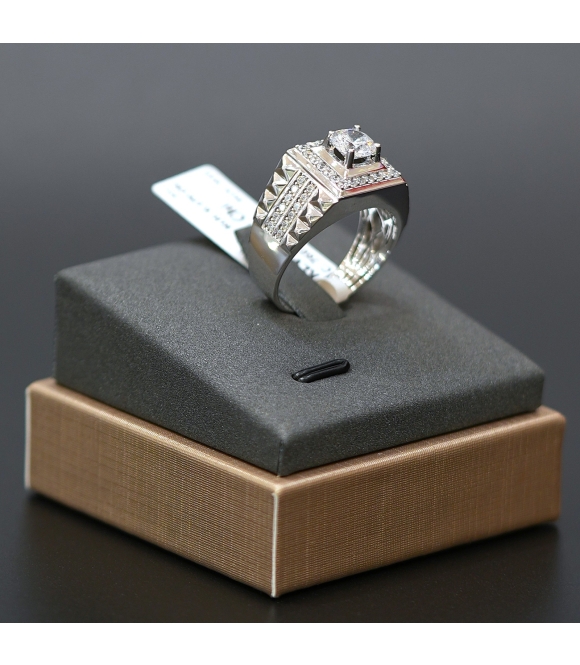 Nhẫn Vàng Trắng 610 NVT10