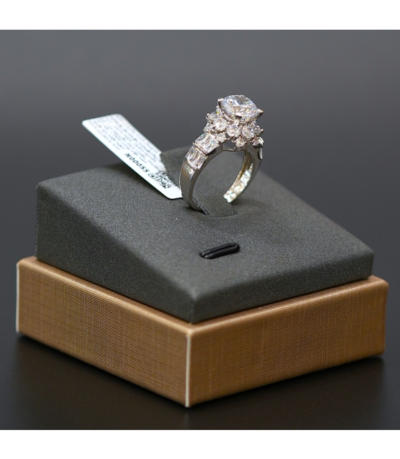 Nhẫn Vàng Trắng 610 NVT11