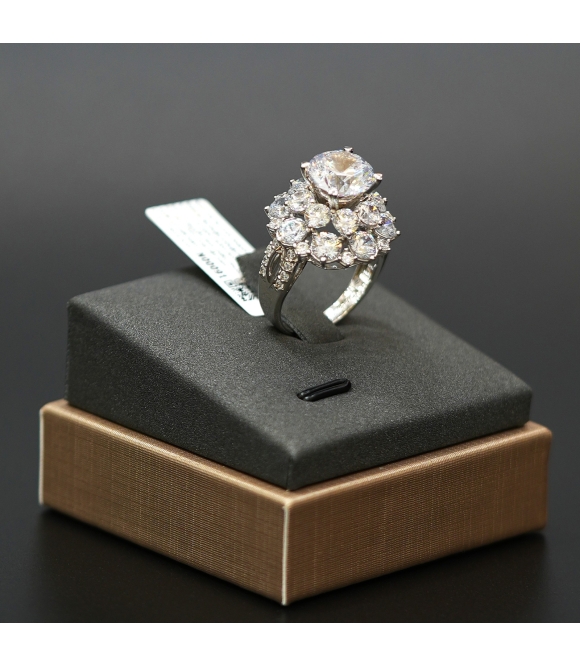 Nhẫn Vàng Trắng 610 NVT15