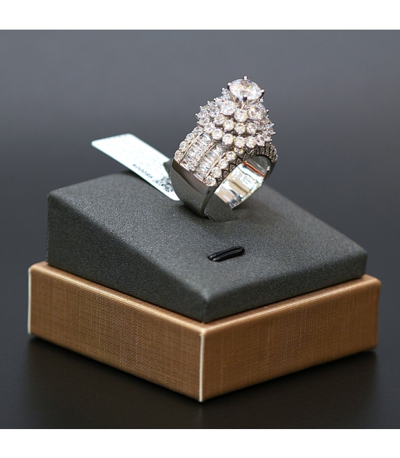 Nhẫn Vàng Trắng 610 NVT16